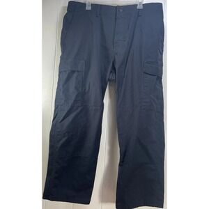 VF IMAGEWEAR Men's Medium Black/Dark Blue Cargo Tactical Pants Workwear Uniform‎